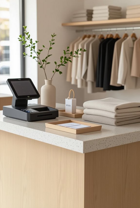 streamlined ergonomic checkout experience