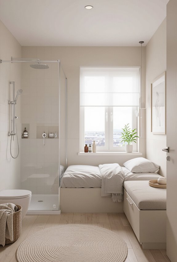 streamlined waterproof compact wetroom
