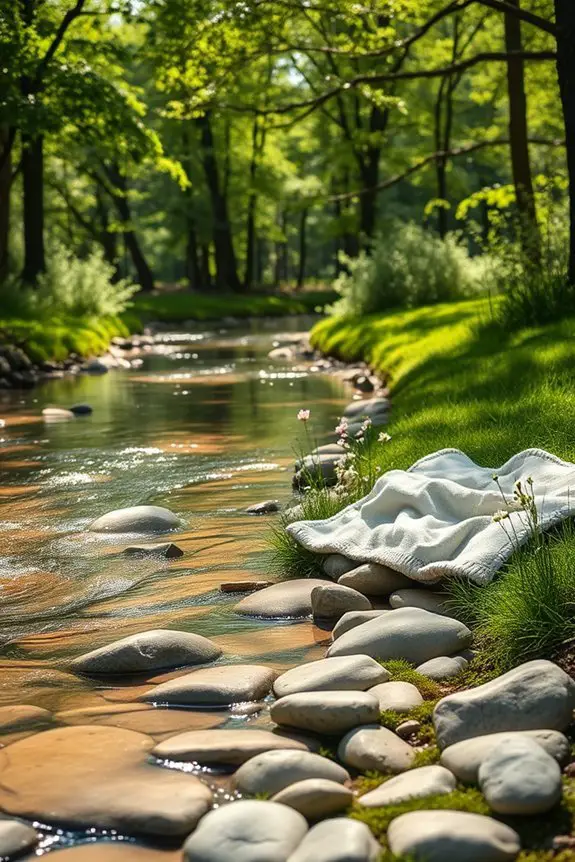 streamside baby photography magic