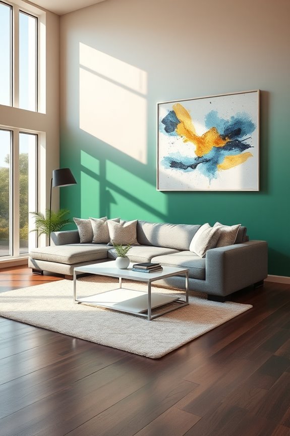 striking bold accent walls