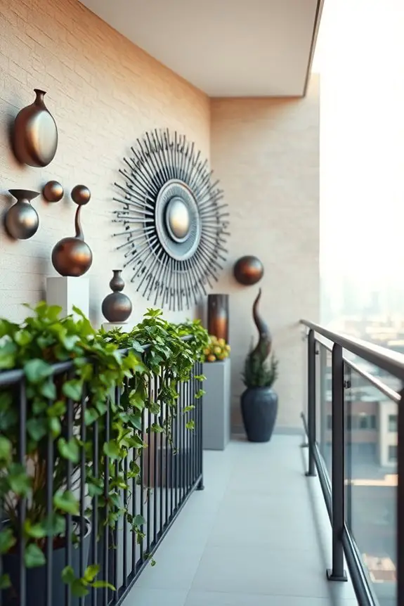 striking modern balcony decor