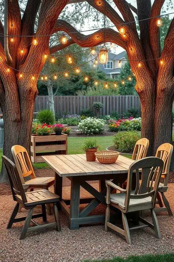 string lights enhance ambiance