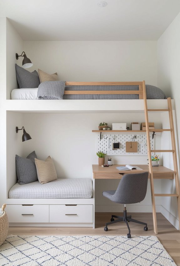 study and sleep zone