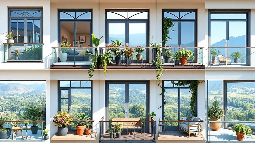 stunning balcony window designs