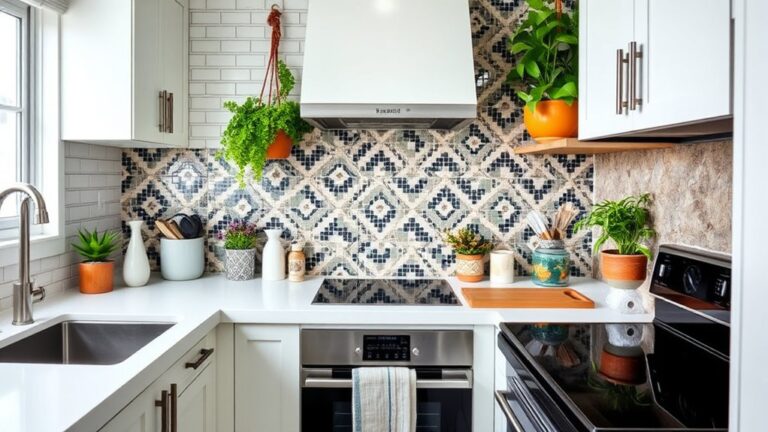 stunning small kitchen backsplashes