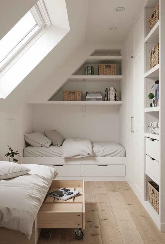 sturdy pull out rolling platforms