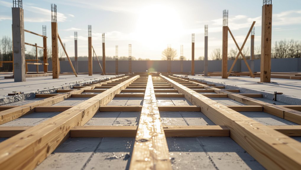 sturdy sealed concrete forms