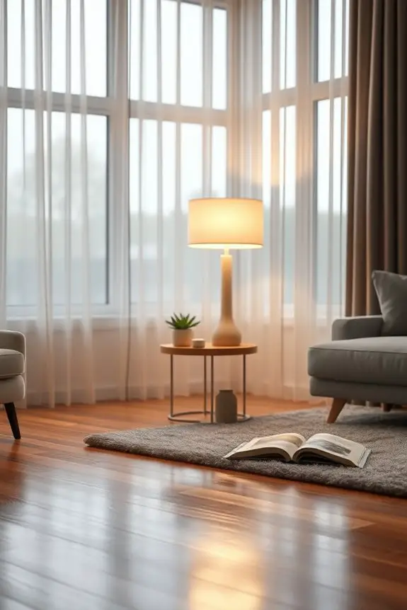 stylish ambient floor lighting