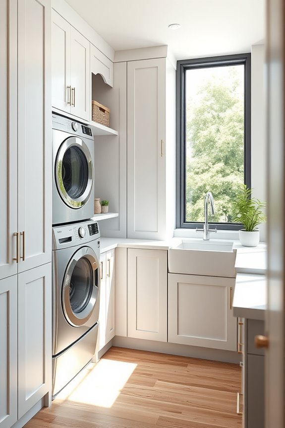stylish and efficient laundry