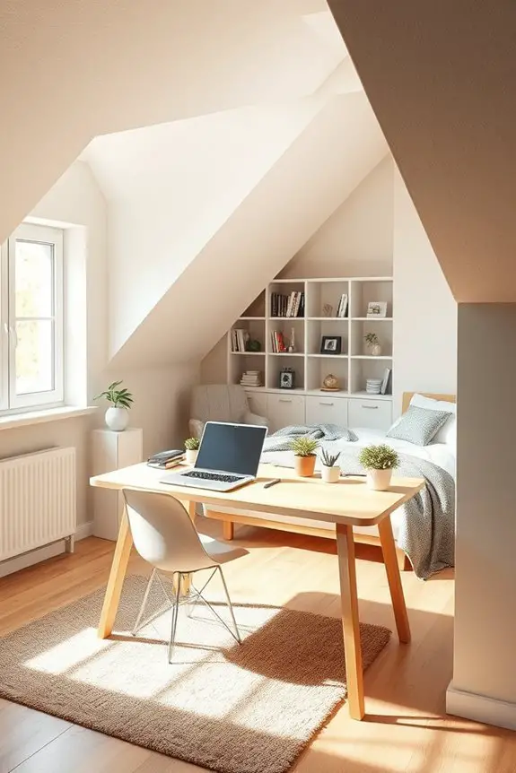 stylish and efficient workspace