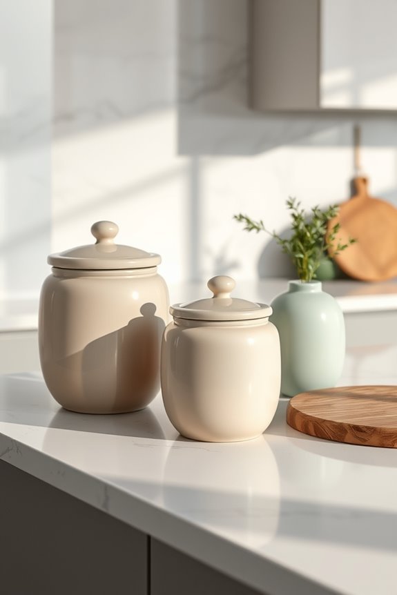 stylish and functional canisters