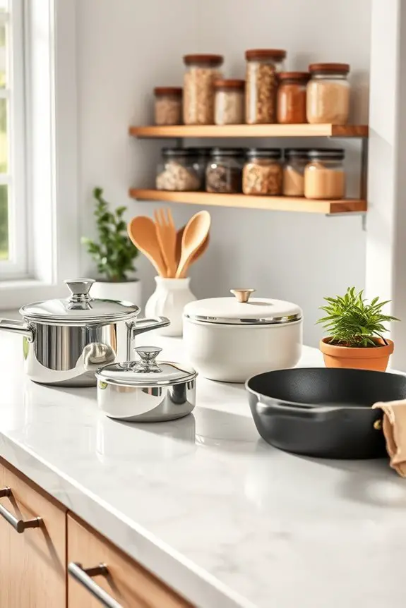 stylish and functional cookware
