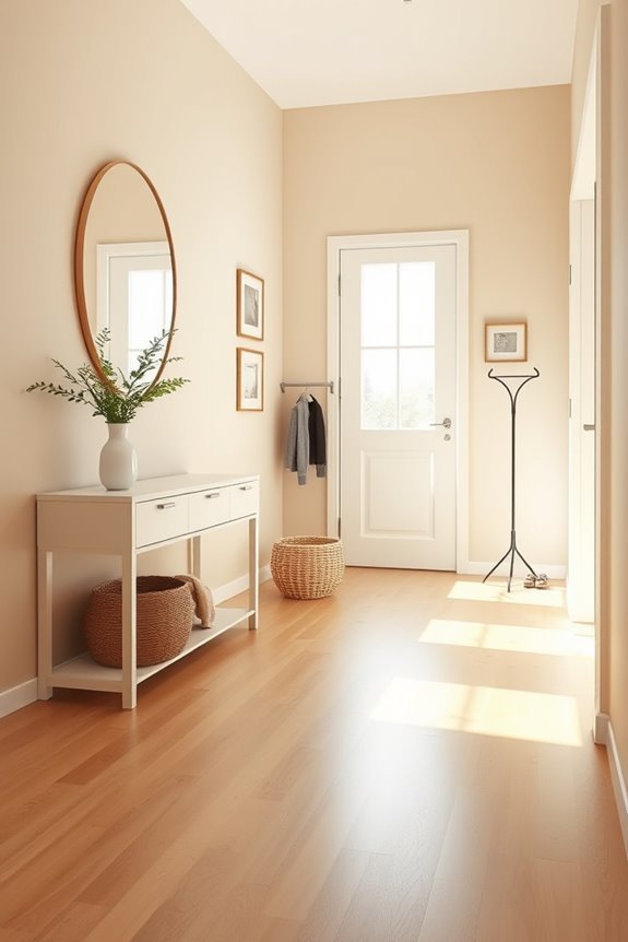 stylish and functional entryway design