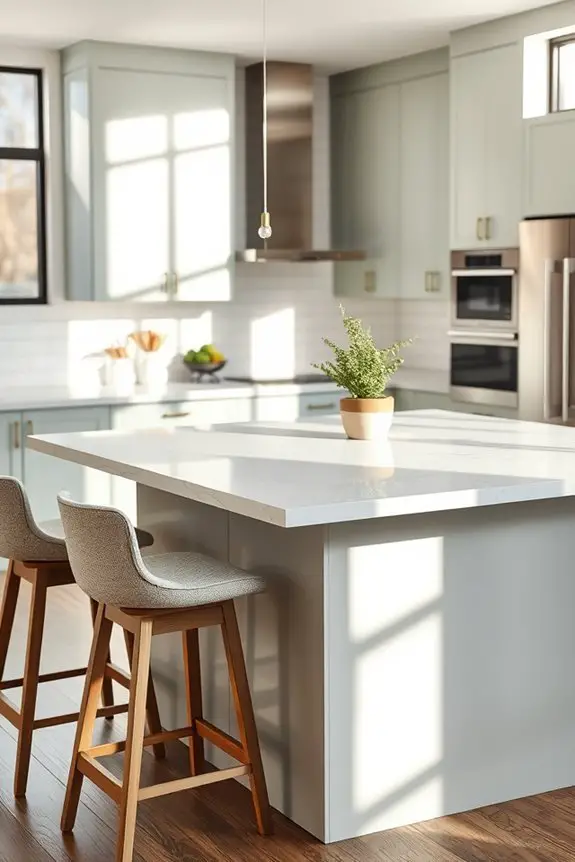 stylish and functional kitchen island