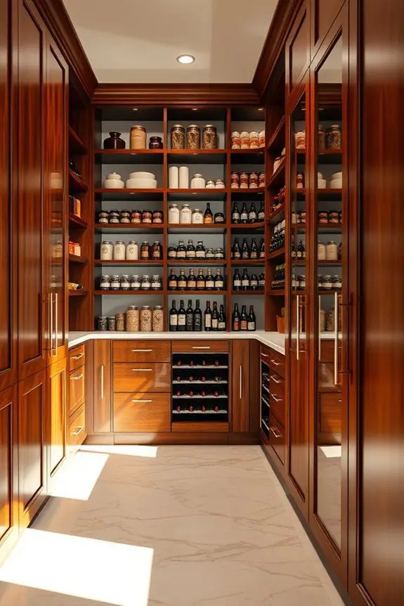 stylish and functional pantries
