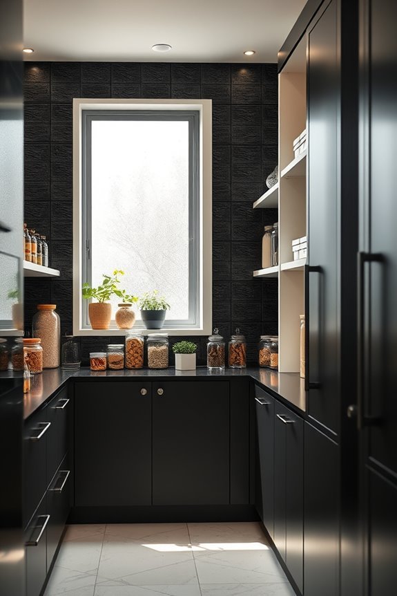 stylish and functional pantry