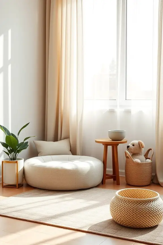 stylish and functional pet spaces
