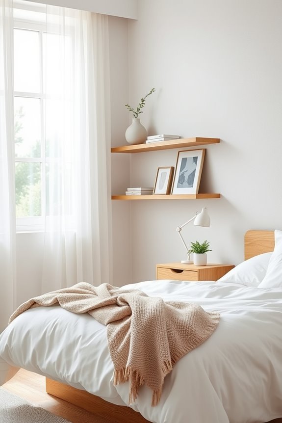 stylish and functional shelving