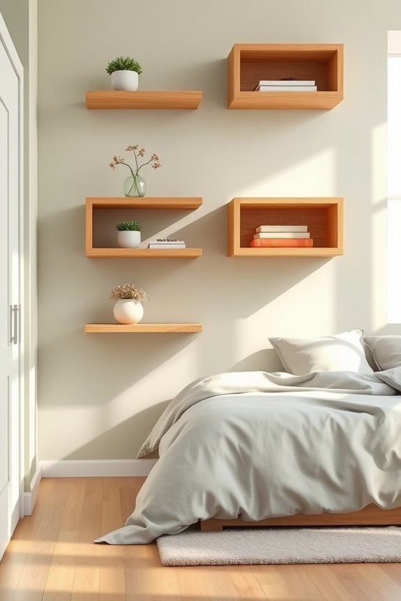 stylish and functional shelving