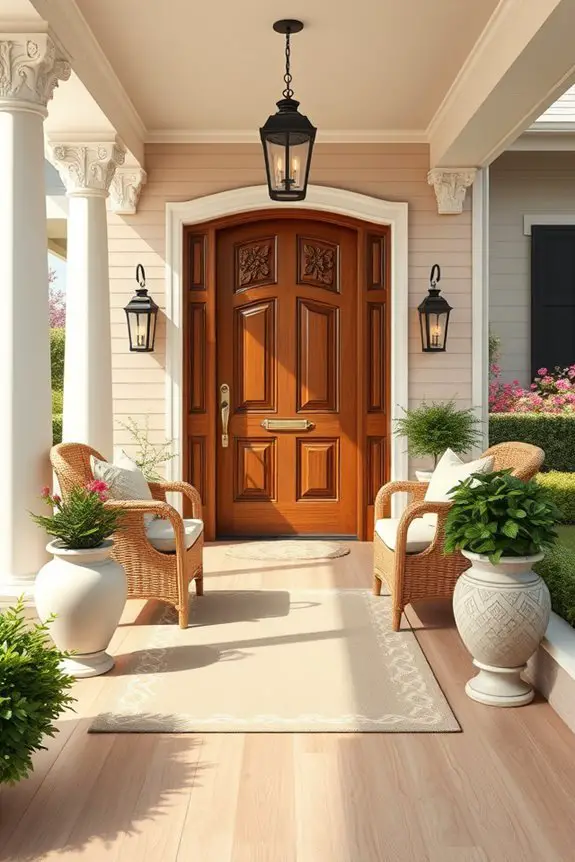 stylish and inviting porches