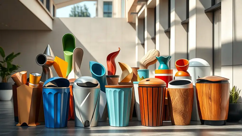 stylish and organized dustbins