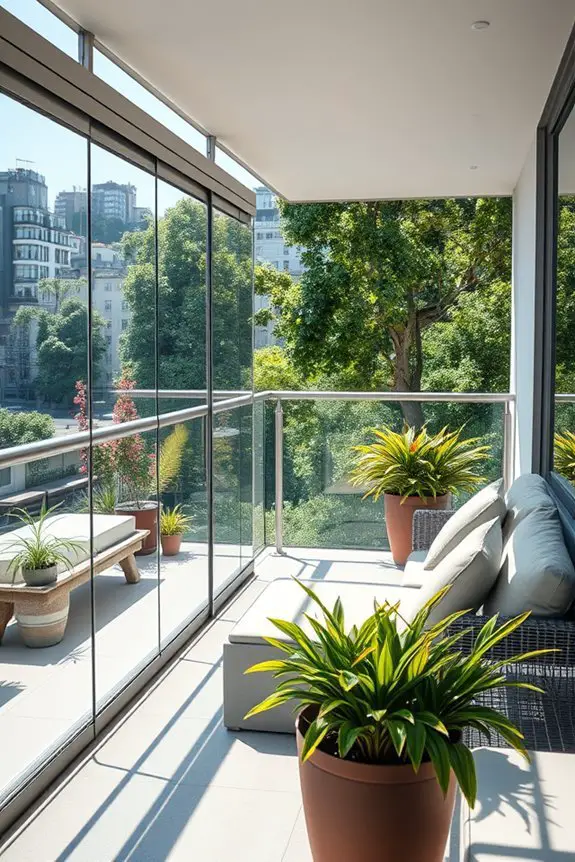 stylish balcony safety solution