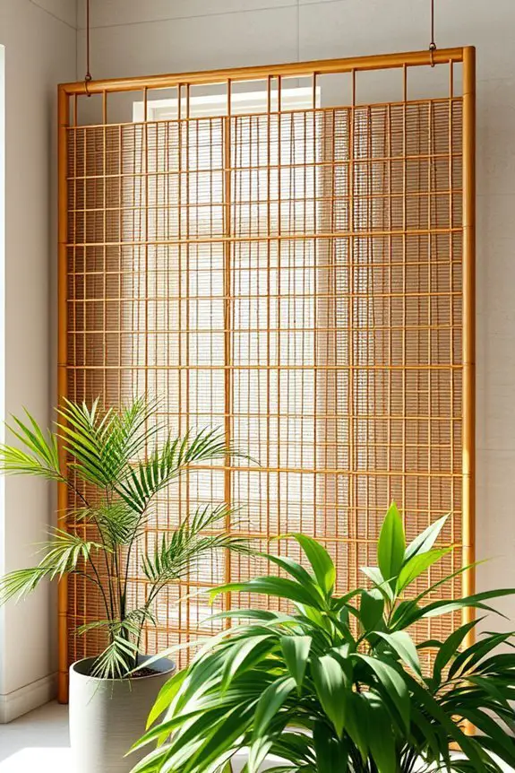 stylish bamboo privacy screens