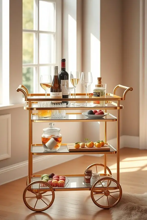 stylish bar cart essentials