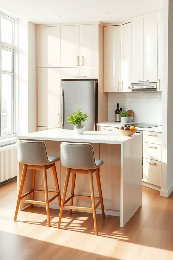stylish bar stool seating