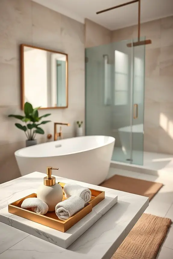stylish bathroom accessories elevate