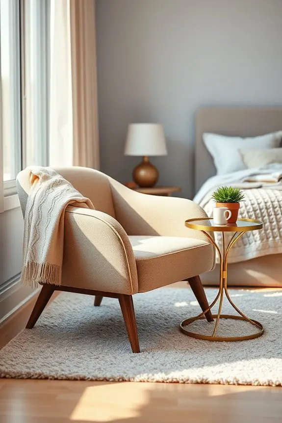 stylish bedroom retreat nook