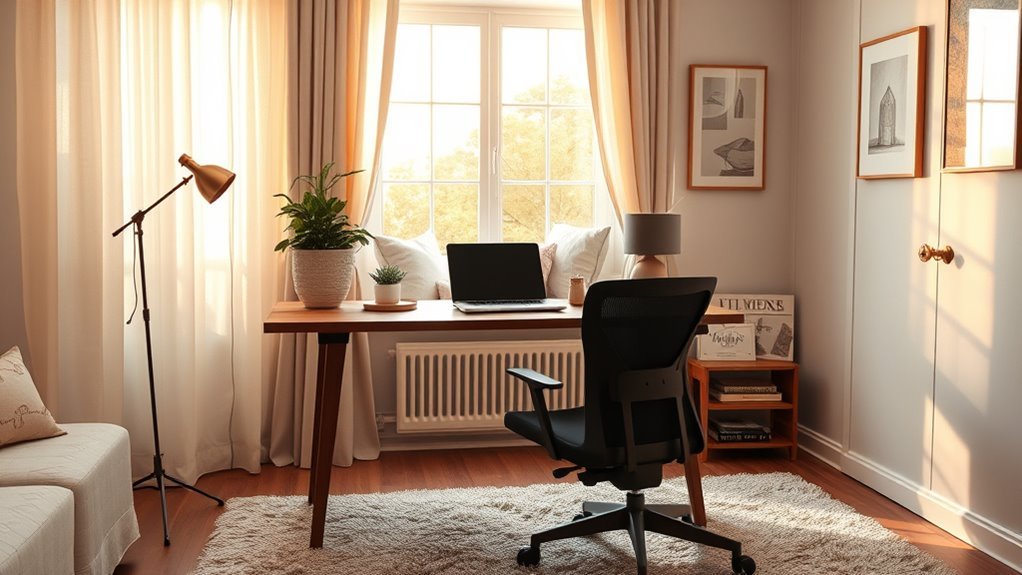 stylish bedroom workspace ideas