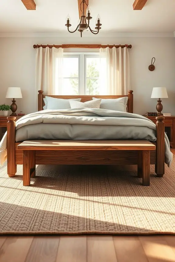 stylish bench enhances functionality