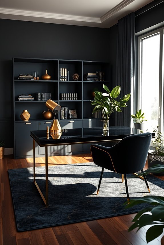 stylish black and gold essentials