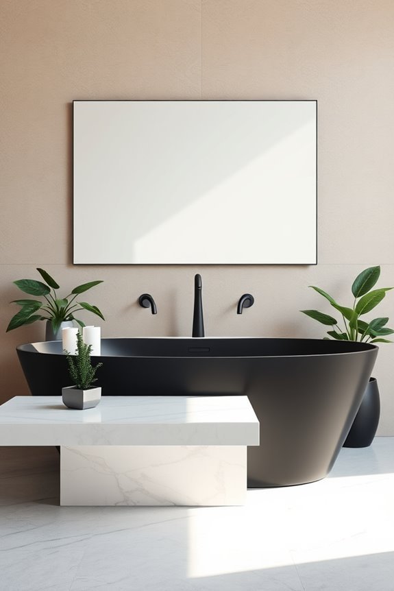 stylish black faucet designs