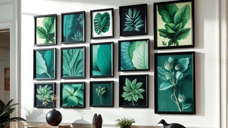 stylish black green artwork