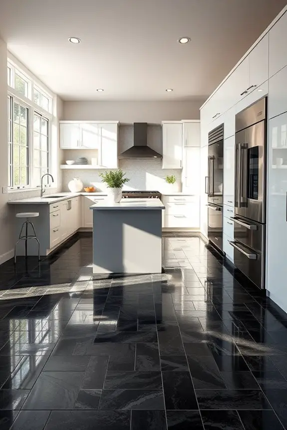 stylish black mosaic transformation