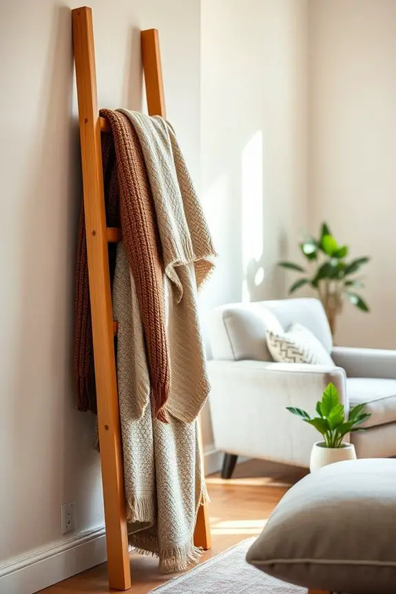 stylish blanket organization solution