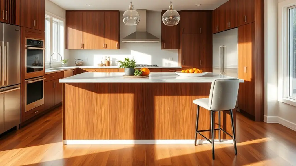 stylish brown kitchen islands