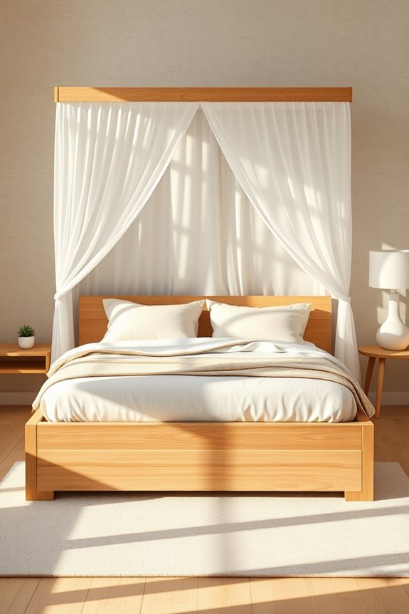 stylish canopy box bed