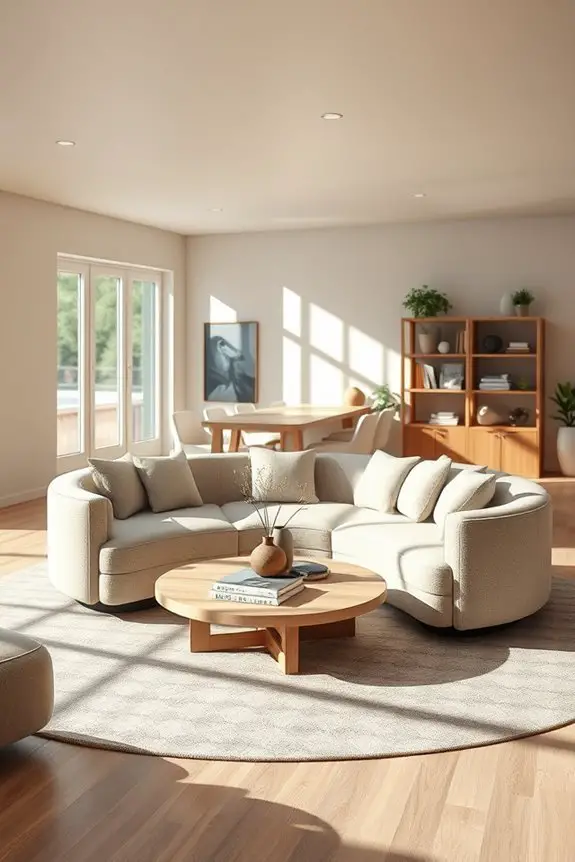 stylish circular sofa options