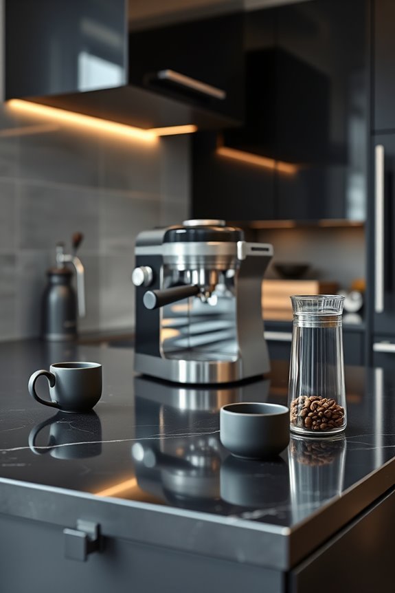 stylish coffee station design