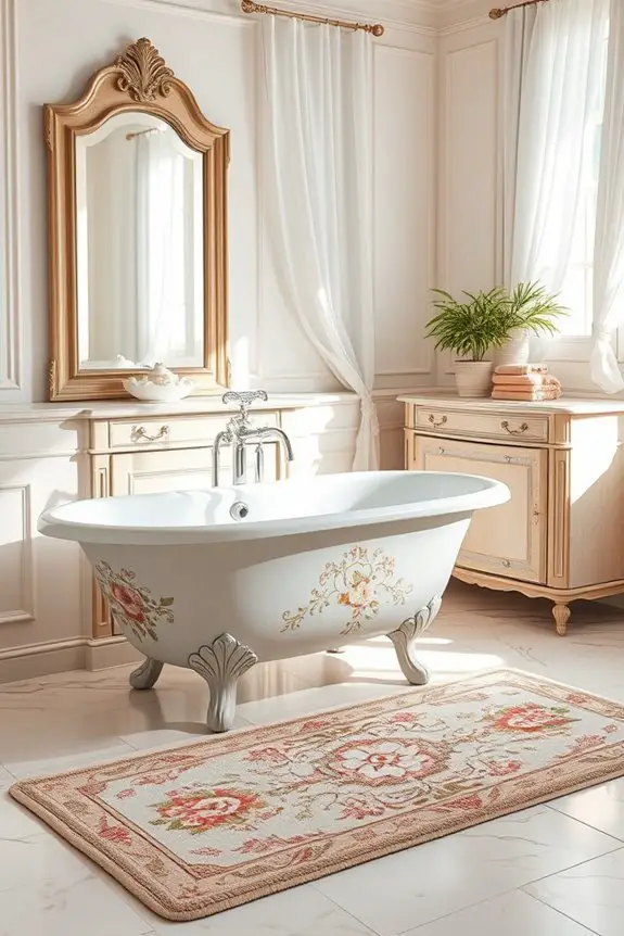 stylish colorful plush bath rugs
