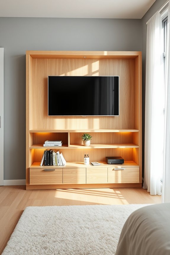 stylish compact entertainment centers