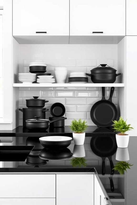 stylish cookware display ideas