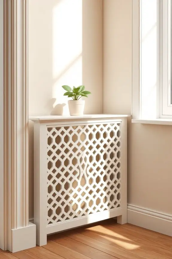 stylish corner radiator covers