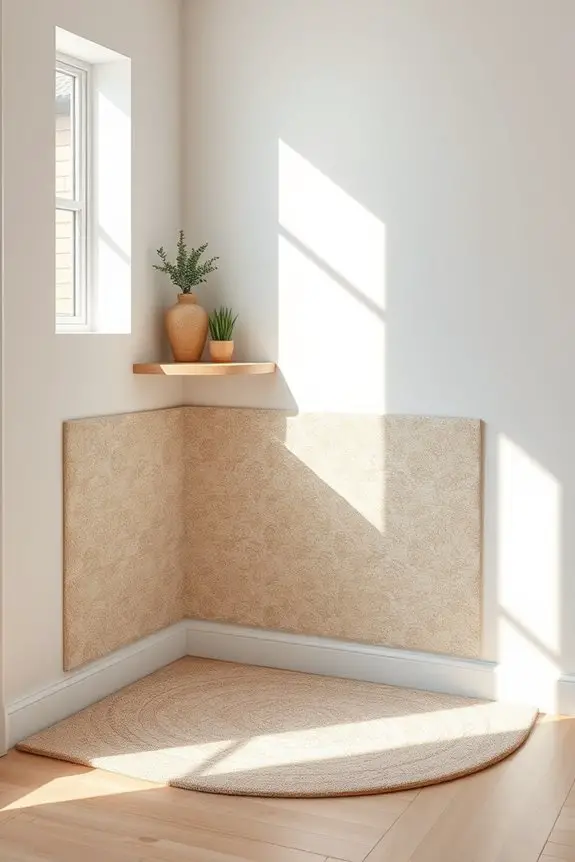 stylish corner rug selection
