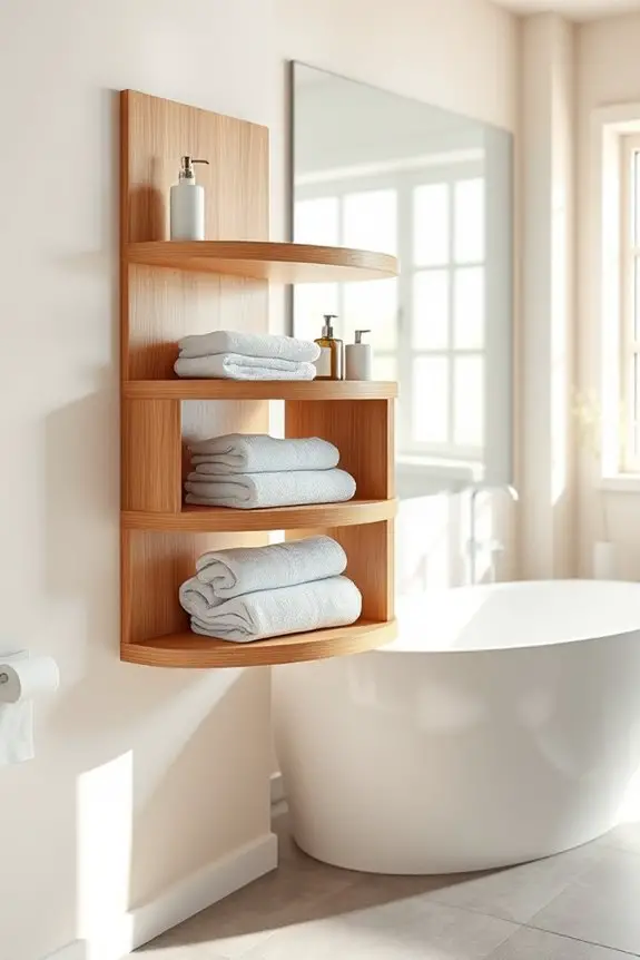 stylish corner shelf solutions