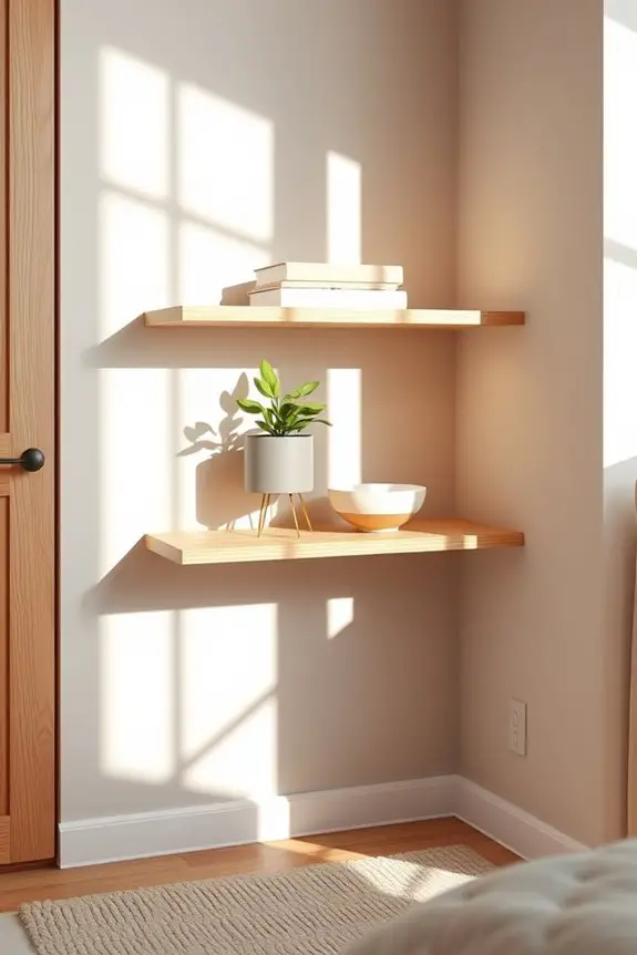 stylish corner shelf solutions