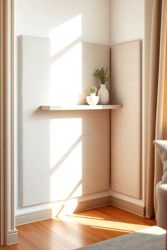 stylish corner sound absorption